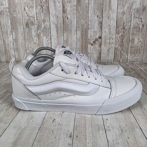Vans Old Skool Leather White Casual Sneakers Men's‎